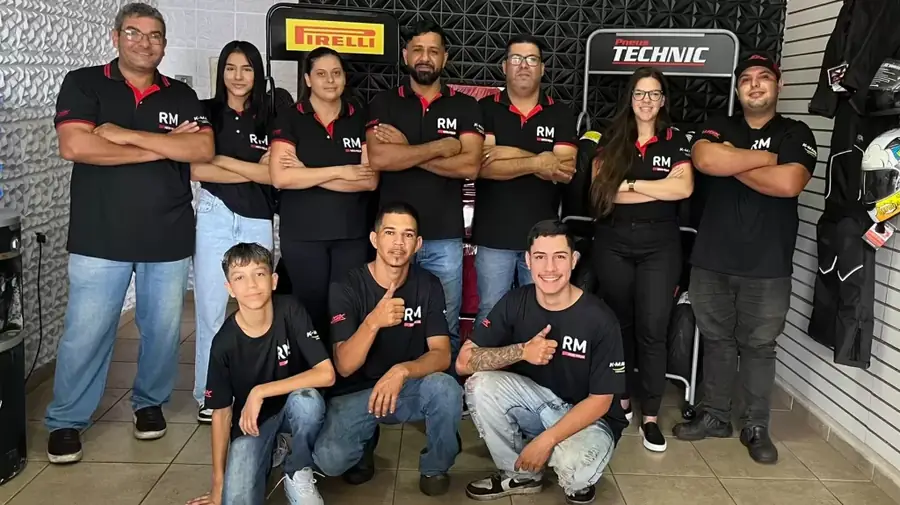 Oficina da RM Motopeças em Hortolândia